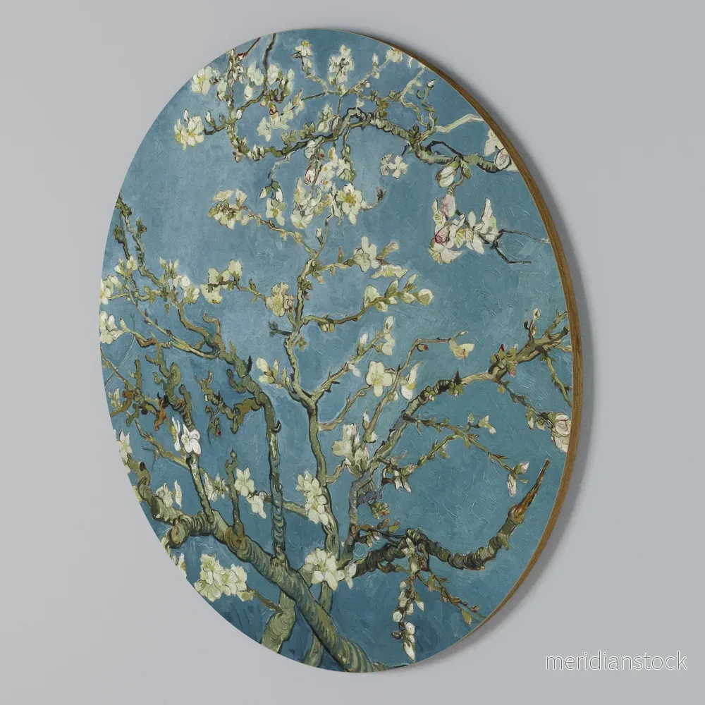 ALMOND BLOSSOM Rund väggdekor ALMOND BLOSSOM Rund väggdekor