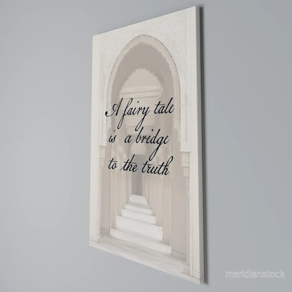 DREAMLIKE PASSAGE Vertical Canvas Print - Bild 3