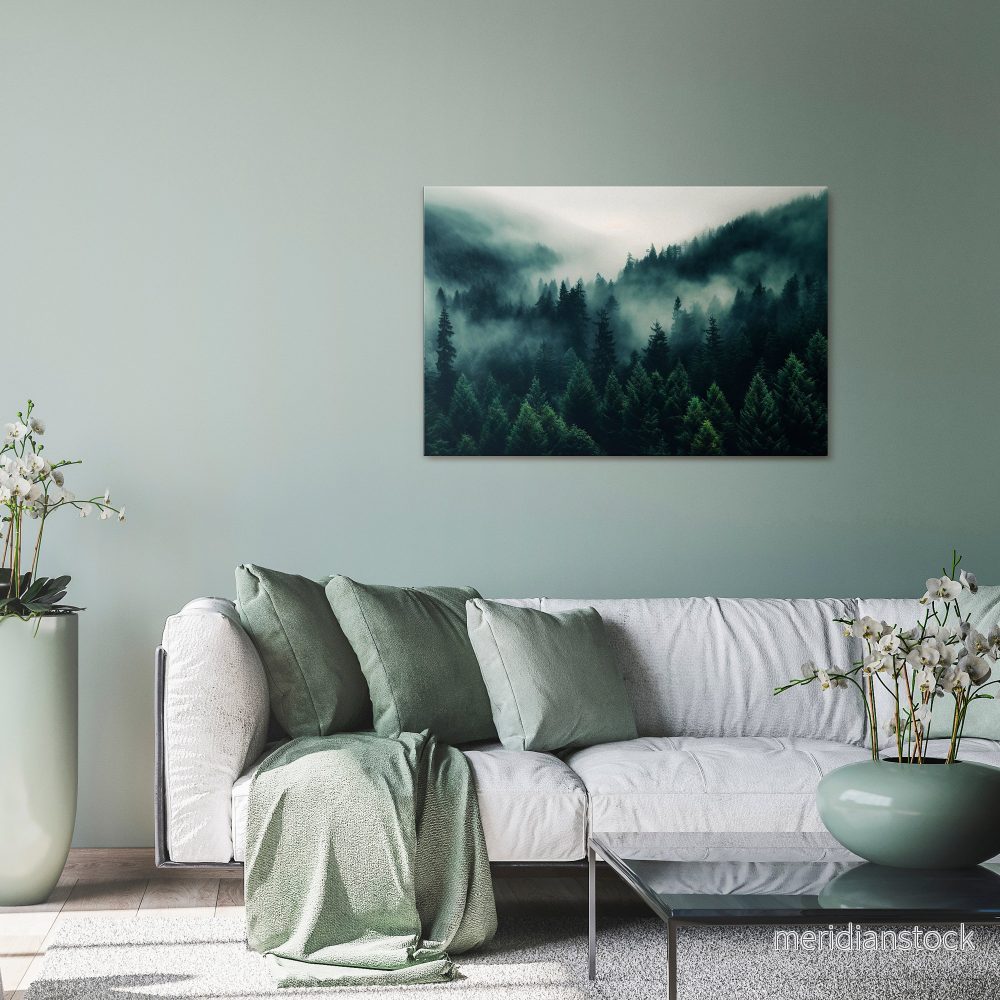 MYSTICAL FOREST WHISPERS Horizontal Canvas Print - Bild 2