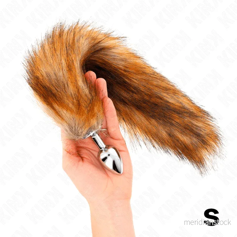 KINK - ANAL PLUG SIZE S 7 X 3 CM WITH SYNTHETIC TAIL 40 CM BROWN - Bild 2