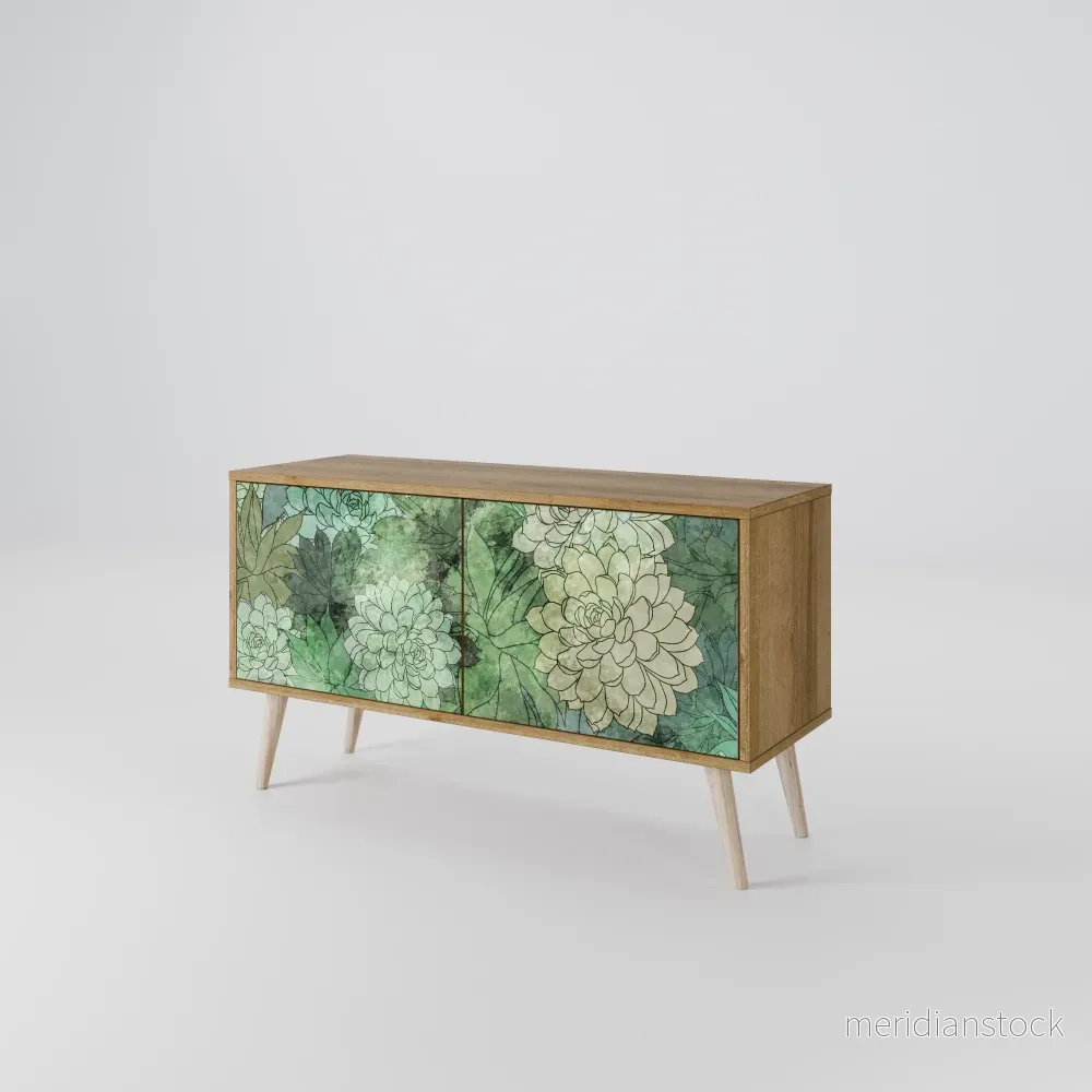 SUCCULENT CLUSTER Kompakt TV-bänk med 2 dörrar SUCCULENT CLUSTER Kompakt TV-bänk med 2 dörrar