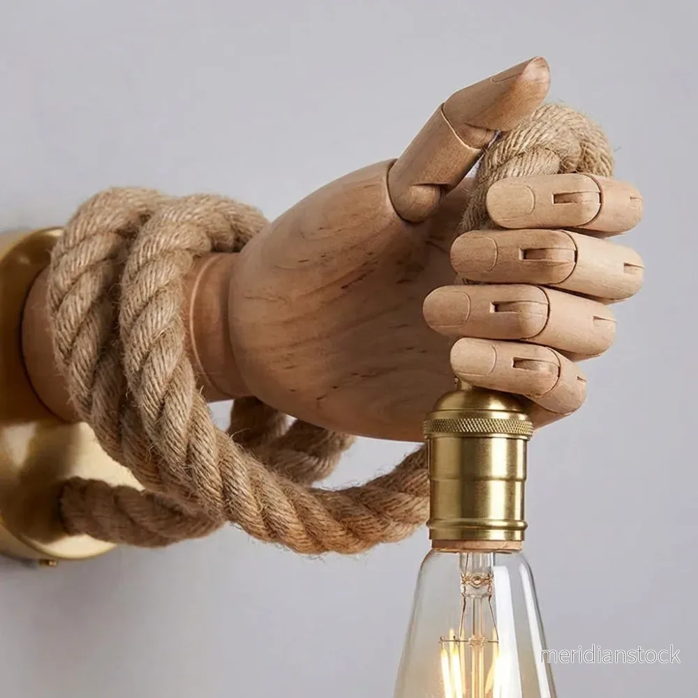 Väggmonterad dekorativ lampa – Gripora - Bild 3