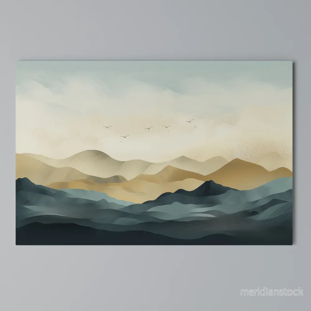 MOUNTAIN MELODY Horizontal Canvas Print - Bild 3