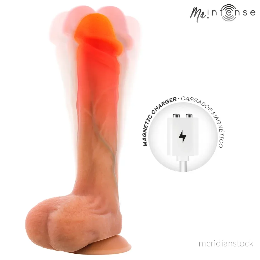 MR INTENSE - BRADLEY SILICONE VIBRATING DILDO WITH HEAT EFFECT AND REMOTE CONTROL 21 CM -Ø- 4.2 CM - Bild 2