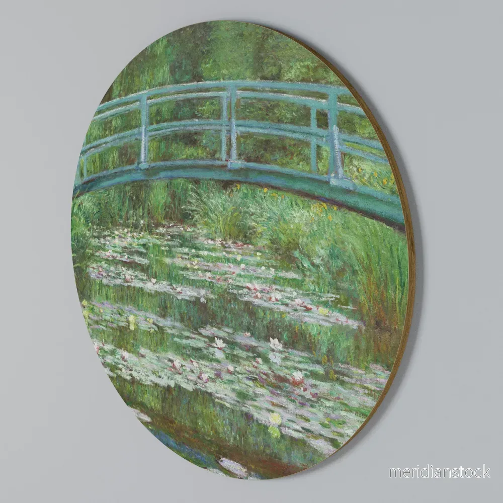 JAPANESE FOOTBRIDGE Rund väggdekor