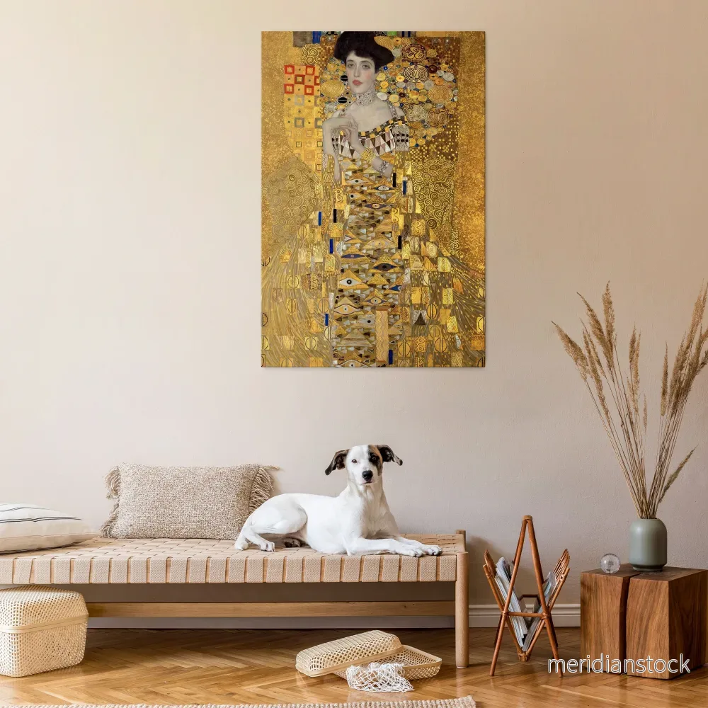 PORTRAIT OF ADELE Vertical Canvas Print - Bild 2