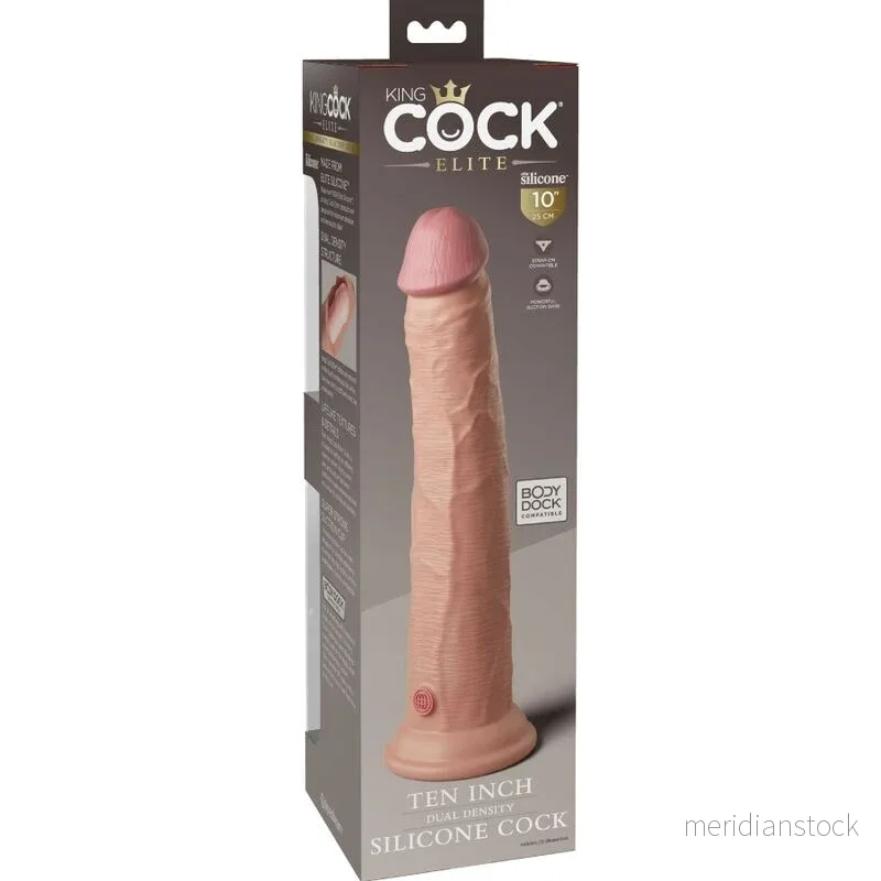 KING COCK - ELITE REALISTIC SILICONE DILDO 25.4 CM - Bild 2