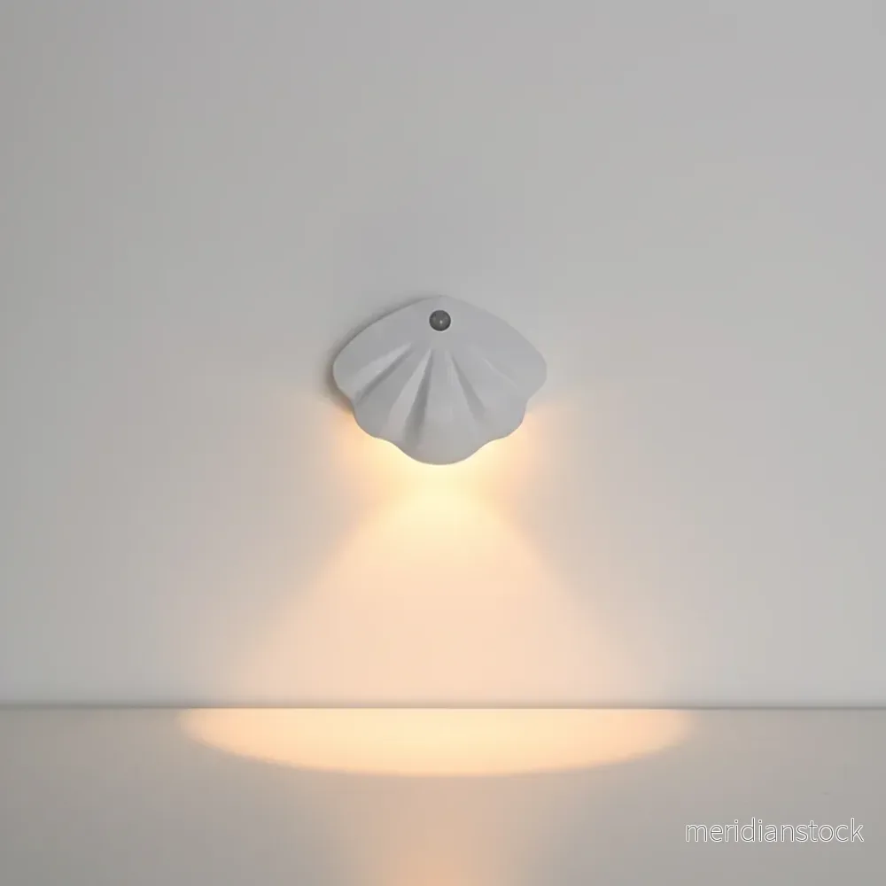 Snäckformad vägglampa - NightShell - Bild 2
