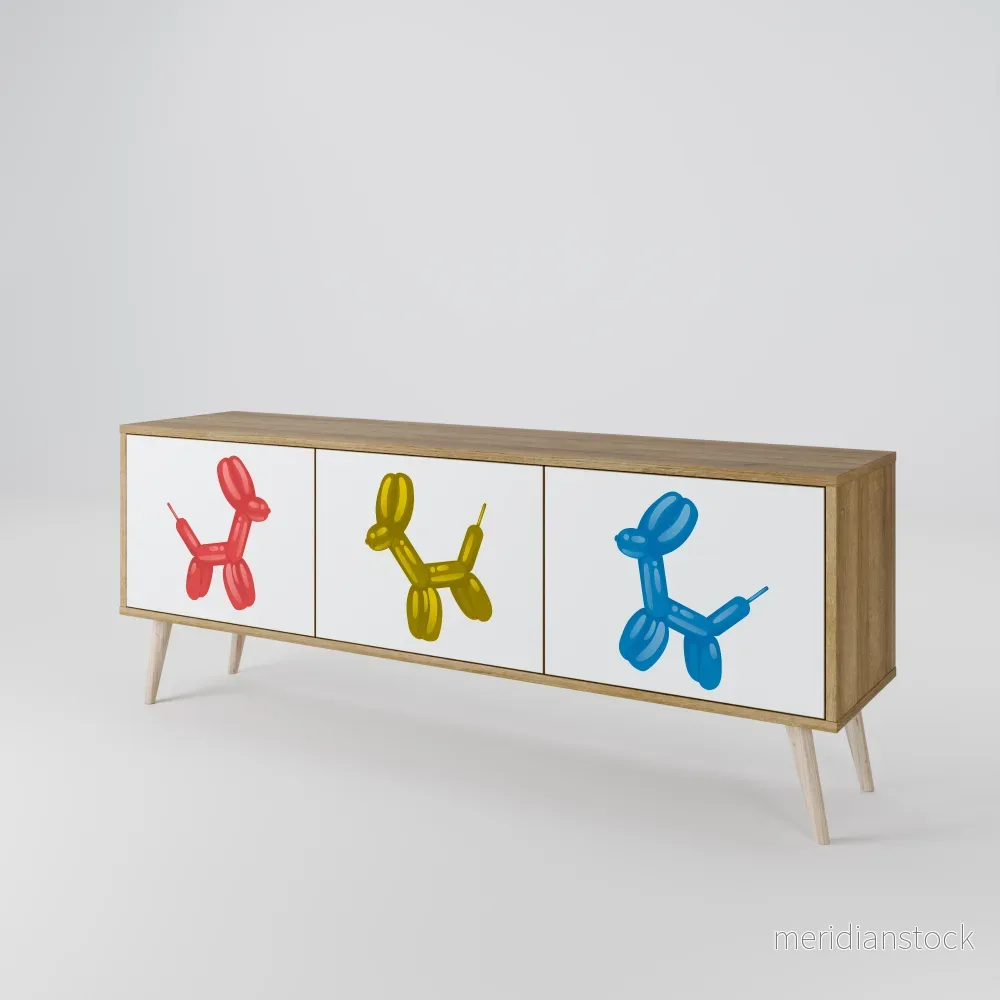 CHILDHOOD MEMORY TV-bänk med 3 dörrar