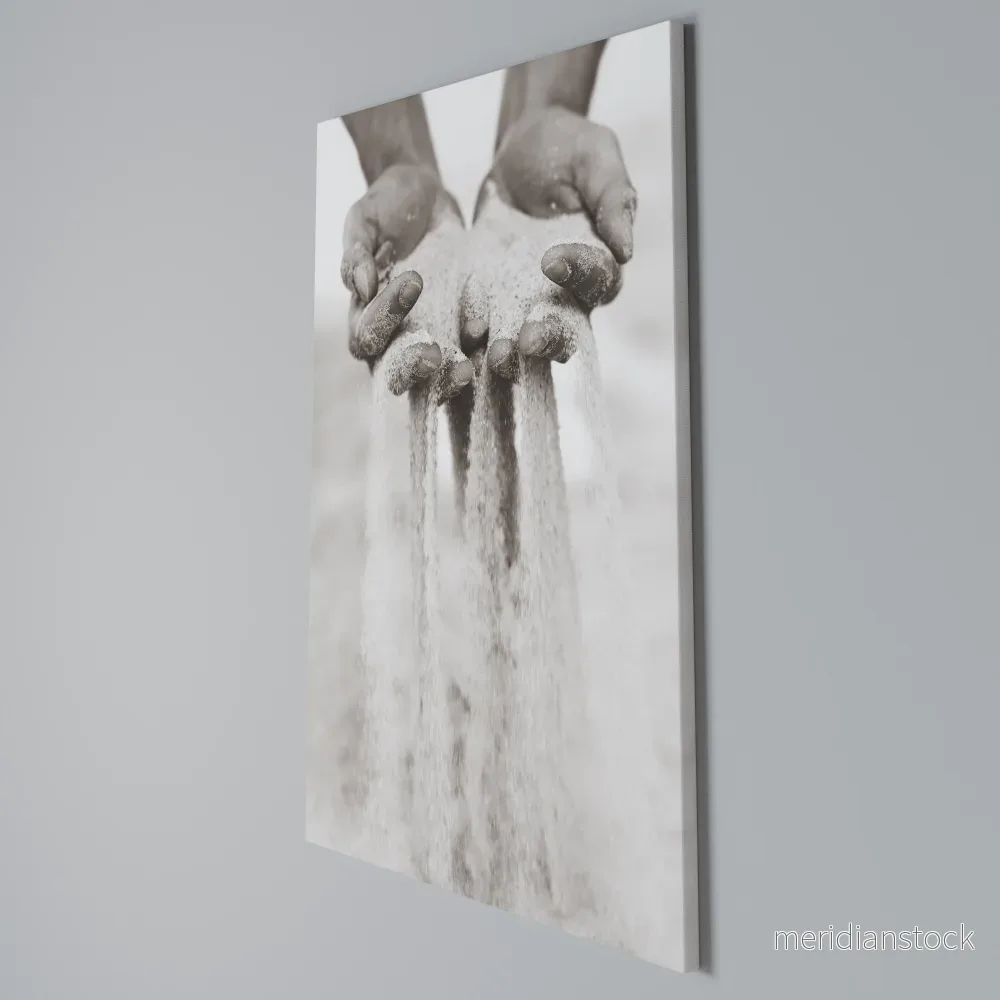 HANDS OF FATE Vertical Canvas Print - Bild 3