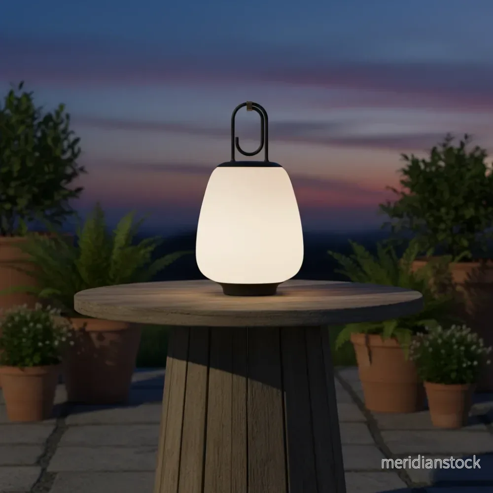 Modern enkel bordslampa - Terralume