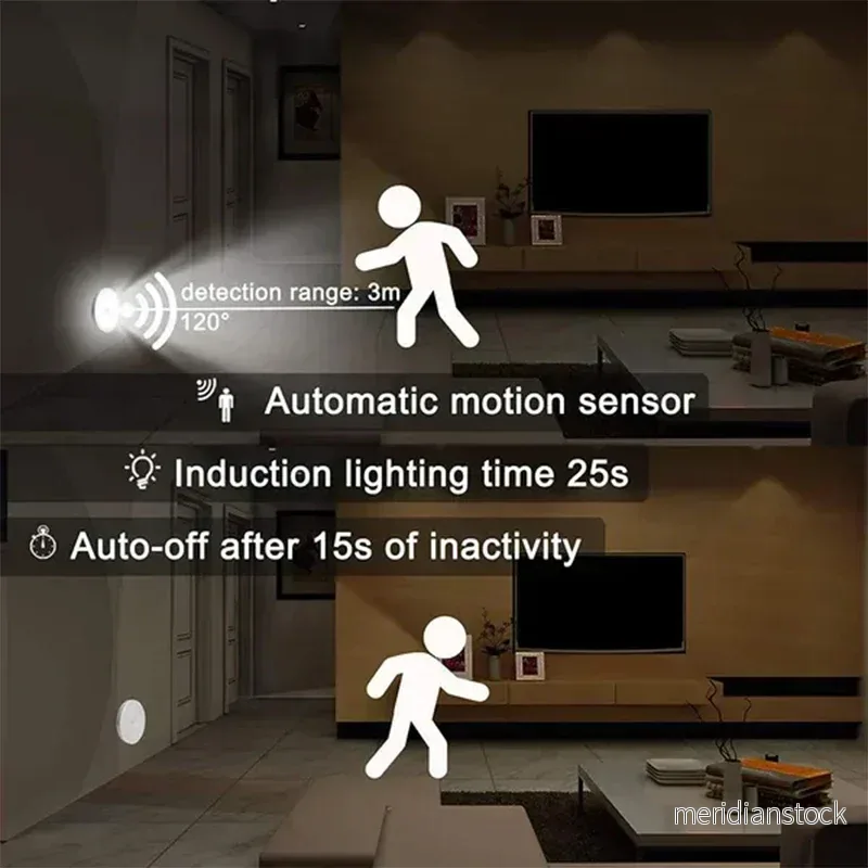 Trådlös rörelsesensor nattlampa - LumiSense - Bild 3