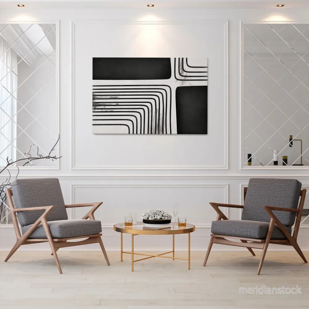 DARKSIDE OF THE LINE Horizontal Canvas Print - Bild 2