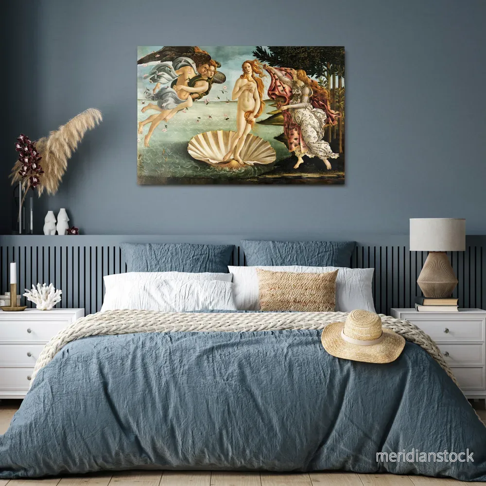 DIVINE BIRTH OF BEAUTY Horizontal Canvas Print