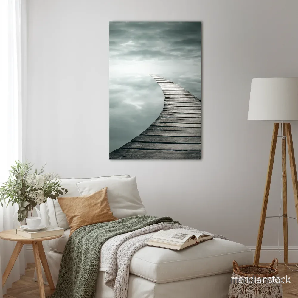 WHISPERING PATHWAYS Vertical Canvas Print - Bild 2