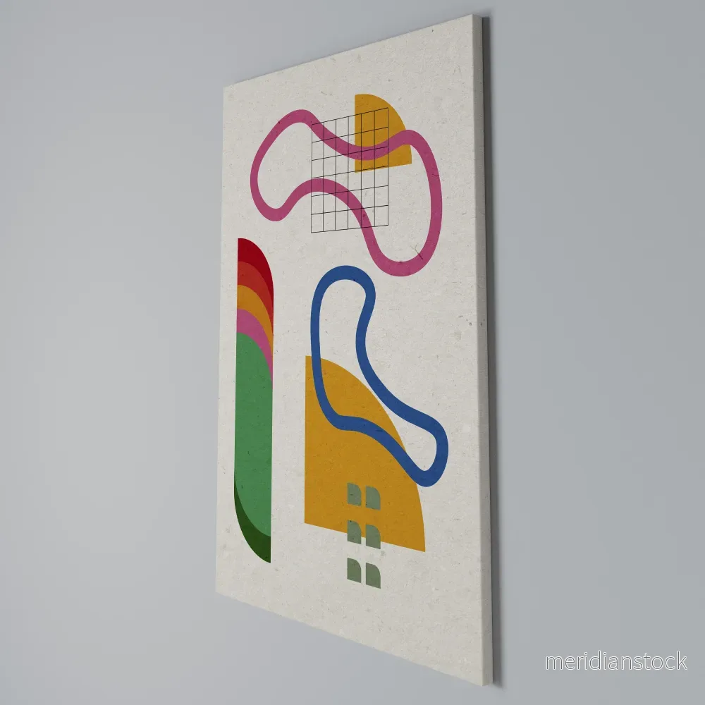 SHAPE SHOCK Vertical Canvas Print - Bild 3