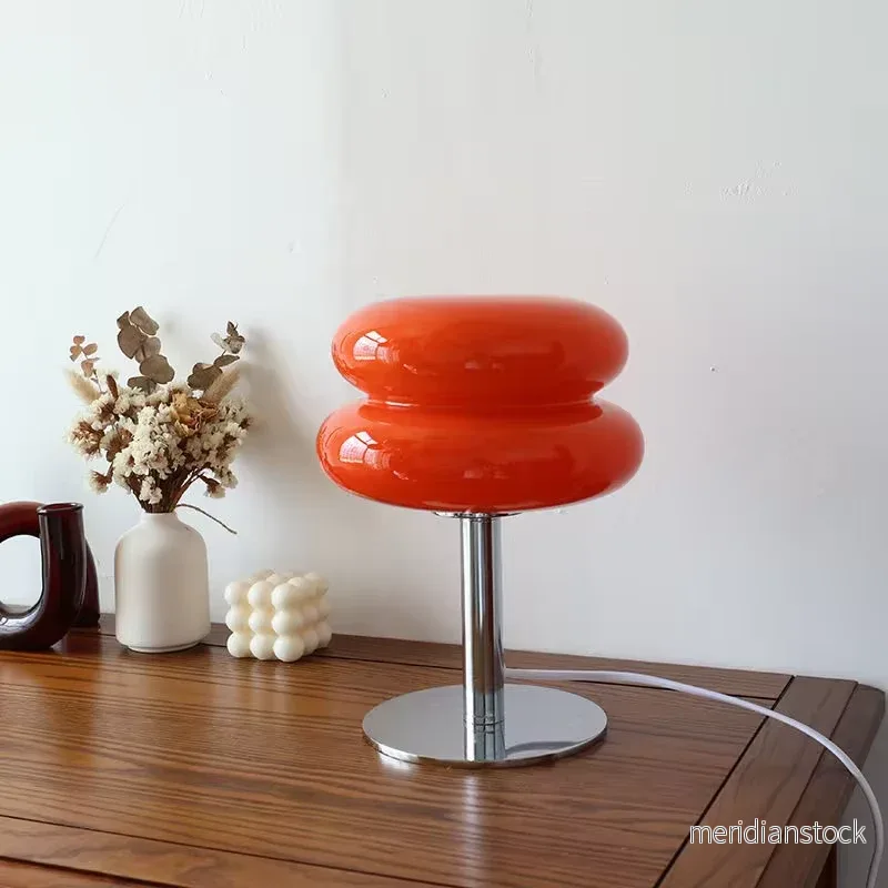 Designer-glas-bordbelysning – stämningsfull LED-lampa för sovrum och arbetsrum Designer-glas-bordbelysning – stämningsfull LED-lampa för sovrum och arbetsrum