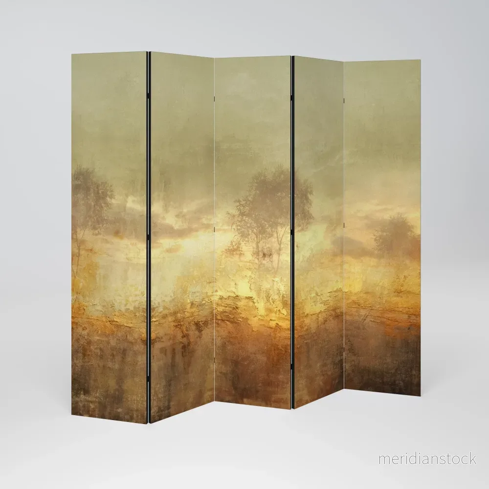 AMBER DREAMSCAPE Dekorativ rumsavdelare – 5 paneler - Bild 2