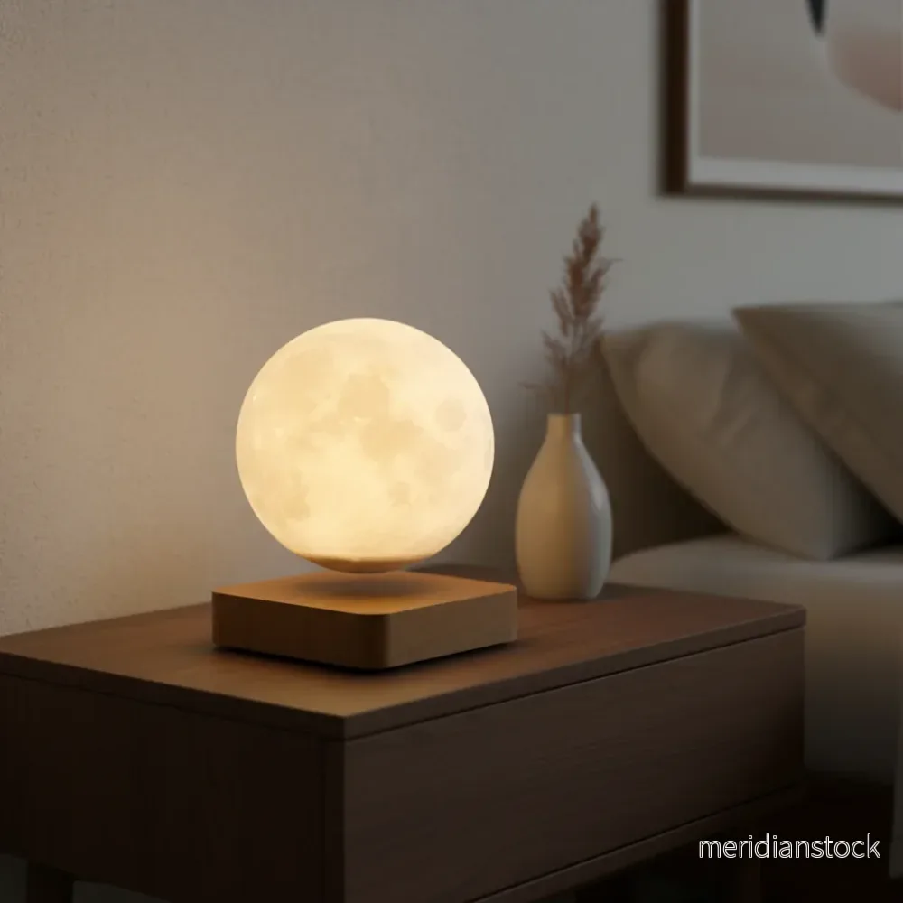 Svävande LED-månlampa - Nightorbix