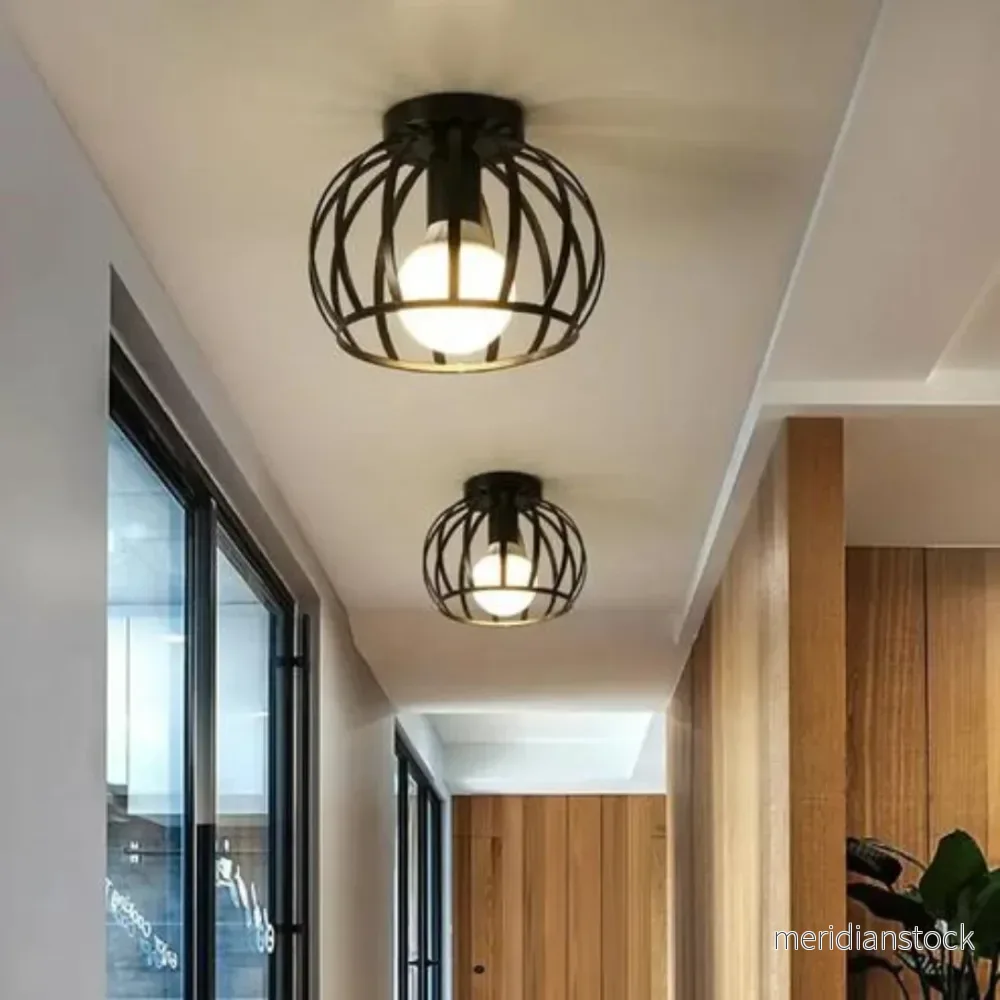 Trendig industriell taklampa med öppen design – ForgeLight Trendig industriell taklampa med öppen design – ForgeLight