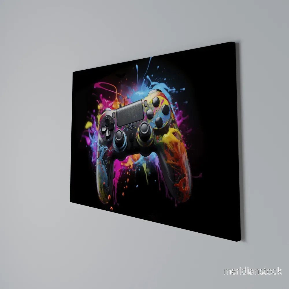 CYBERNETIC GAME Horizontal Canvas Print - Bild 3