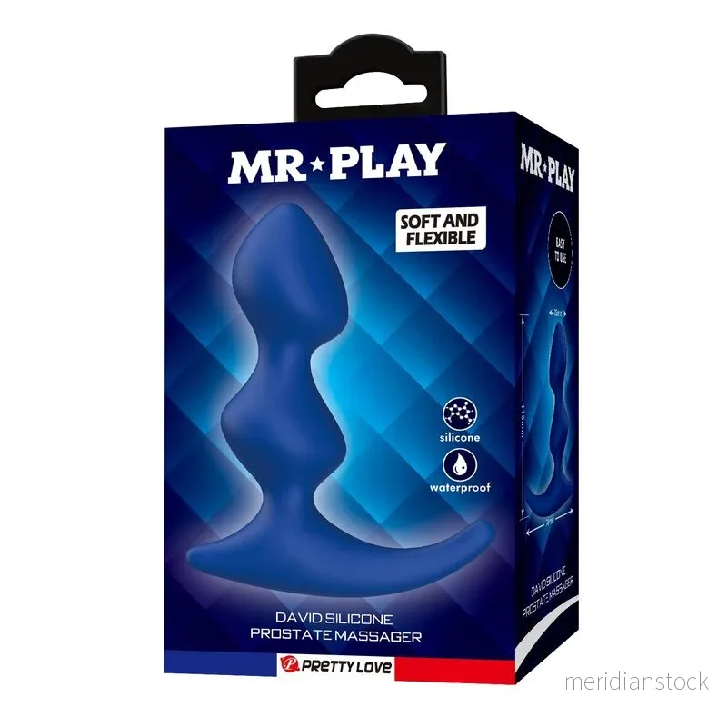 MR PLAY - ERGONOMIC BLUE ANAL PLUG - Bild 2