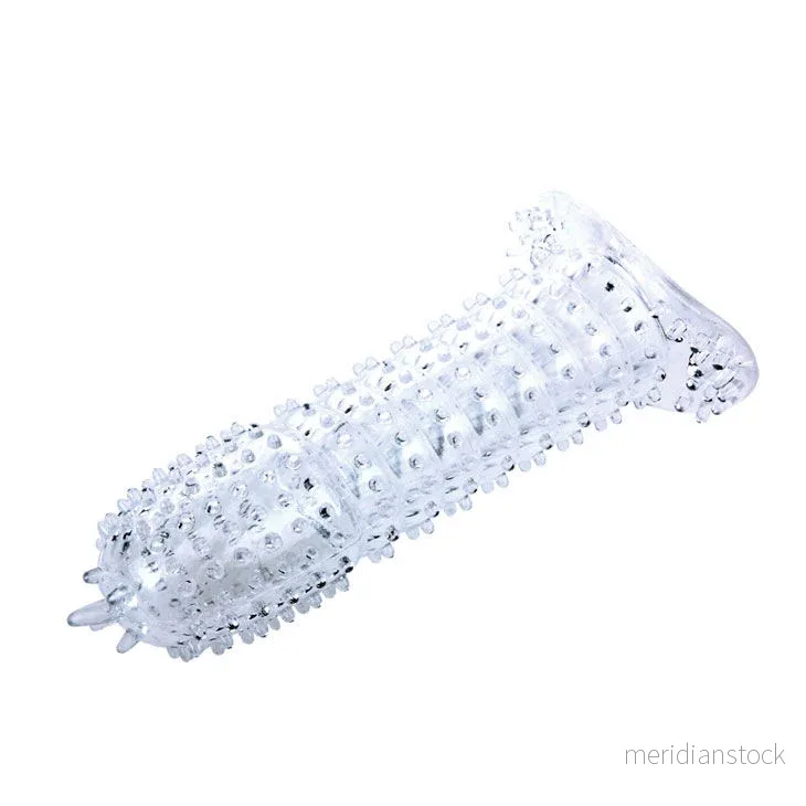 BAILE Penis Sleeve med Stimulerande Punkter Lila 14 cm - Bild 3