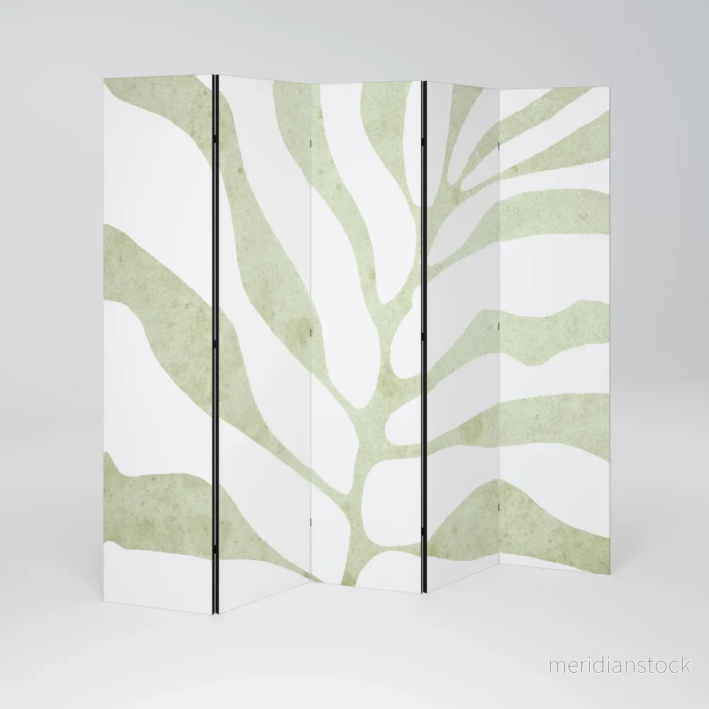 BOTANICAL SPARK Dekorativ rumsavdelare – 5 paneler
