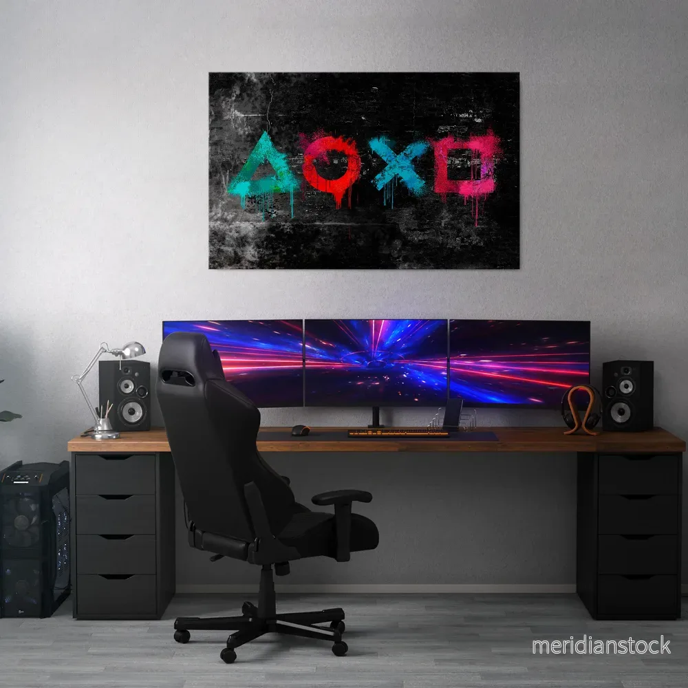 GAMER OUTLAWS Horizontal Canvas Print - Bild 2