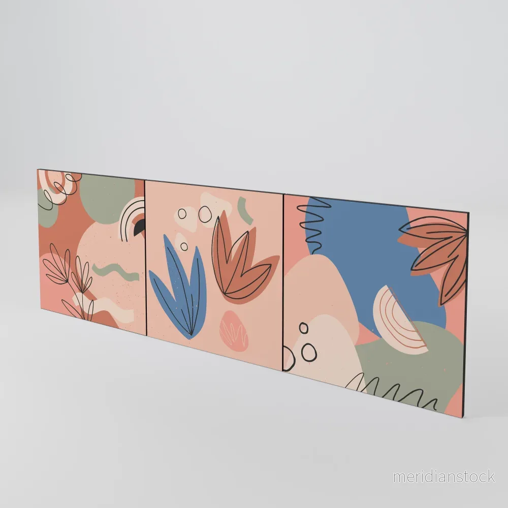 PASTEL DESTINY Luckset med 3 dörrar till sideboard - Bild 3