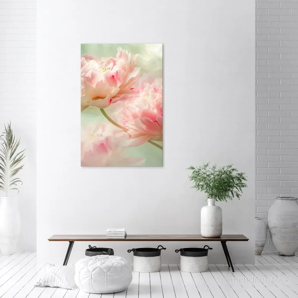 GENTLE HARMONY UNFOLDED Vertical Canvas Print