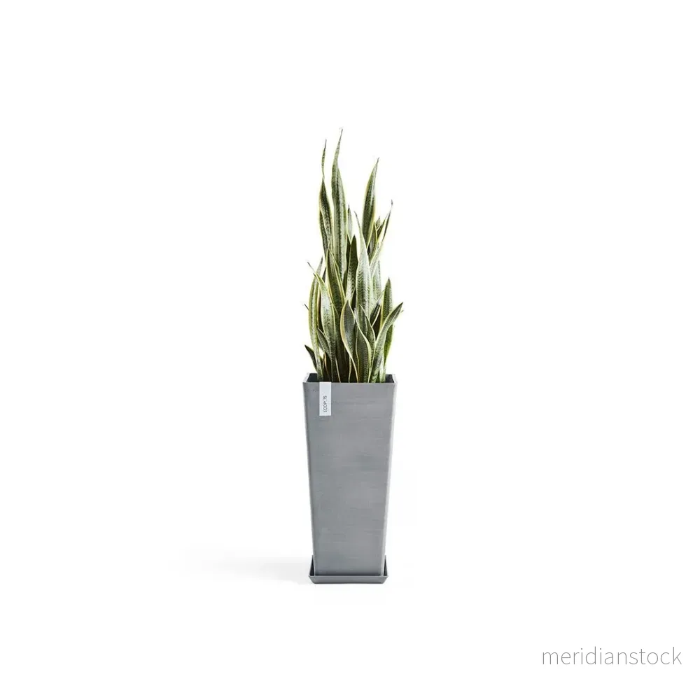 Kruka Rotterdam hög 70cm blågrå - Bild 3