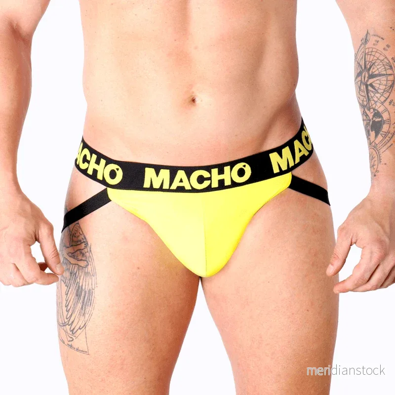 MACHO - MX25A JOCK LYCRA YELLOW S - Bild 2