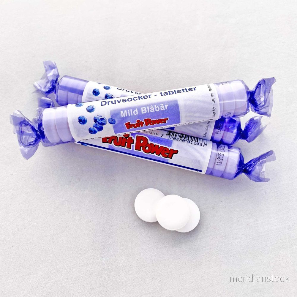 Druvsocker FruitPower Mild Blåbär 15-pack - Bild 2