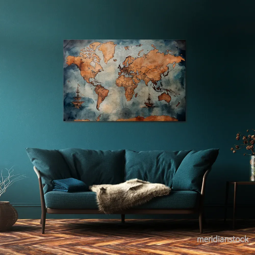 WAVES OF DISCOVERY Horizontal Canvas Print - Bild 2