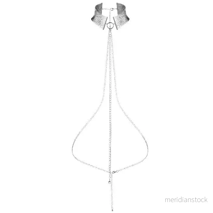 BIJOUX - DÉSIR MÉTALLIQUE SILVER METALLIC NECKLACE - Bild 2