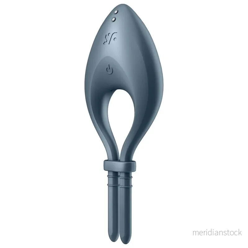 SATISFYER - BULLSEYE RING VIBRATOR APP GREY - Bild 2