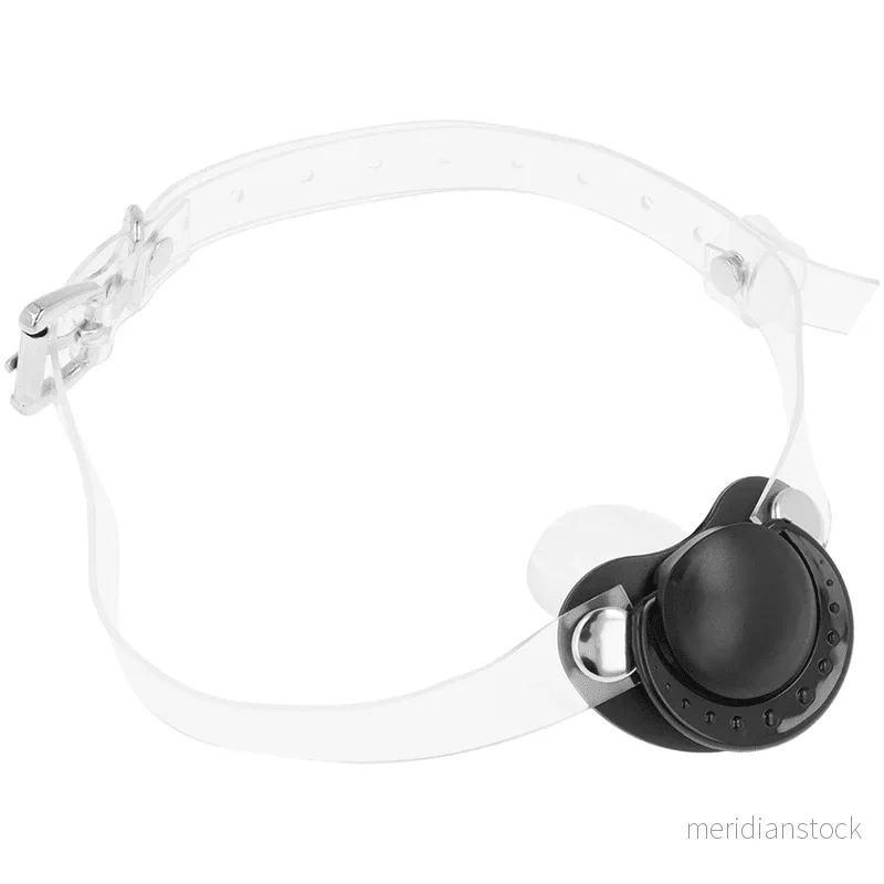 OHMAMA FETISH TRANSPARENT PACIFIER GAG - Bild 2