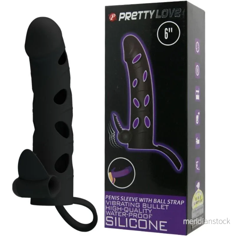 PRETTY LOVE - SILICONE COVER WITH VIBRATION 15.2 CM - Bild 3