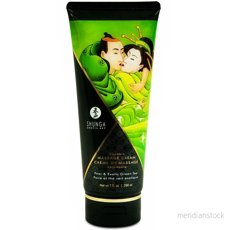 SHUNGA - PEAR & GREEN TEA MASSAGE CREAM 200 ML - Bild 2