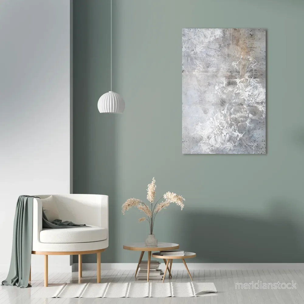 WHITE WHISPER Vertical Canvas Print - Bild 2