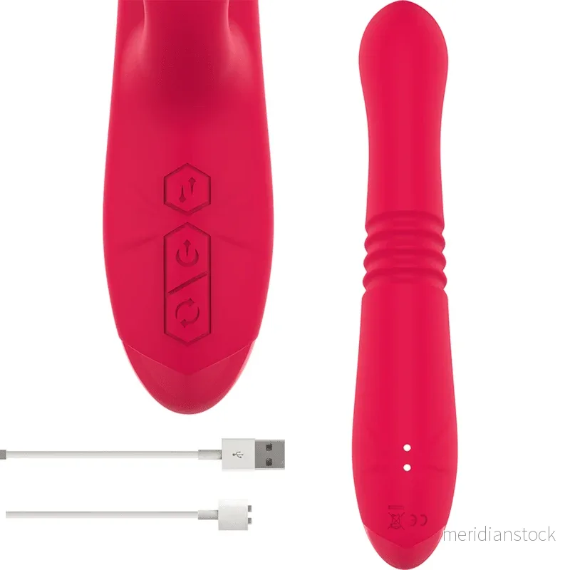 INTENSE - DUA MULTIFUNCTION RECHARGEABLE UP & DOWN VIBRATOR WITH RED TONGUE - Bild 3