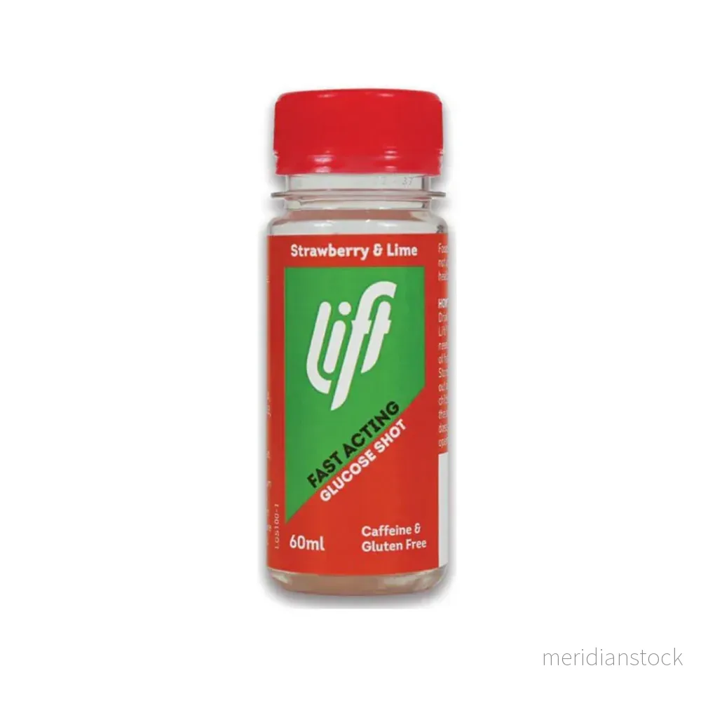 Druvsocker LIFT GlucoShot Jordgubb-Lime 12-pack - Bild 2