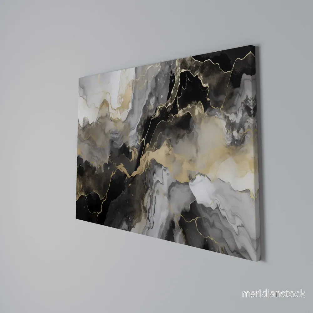 MYSTIC VEINS Horizontal Canvas Print - Bild 3