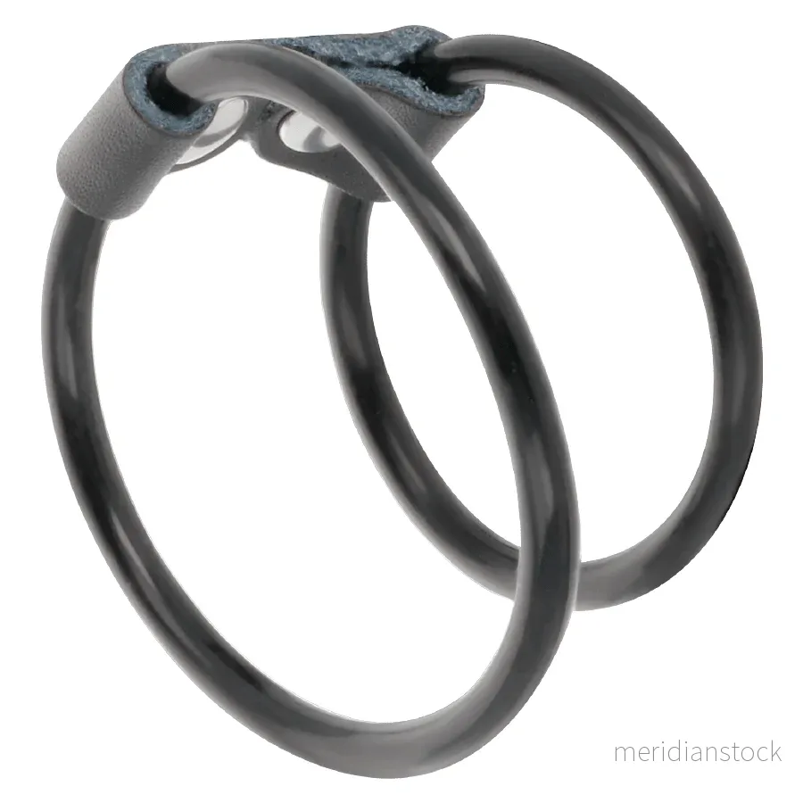 DARKNESS - DOUBLE FLEXIBLE PENIS RING - Bild 2