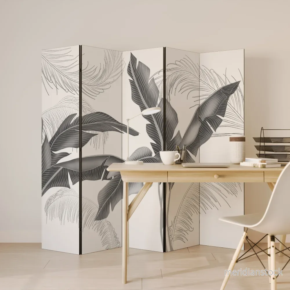 CALM ALLURE Dekorativ rumsavdelare – 5 paneler - Bild 3