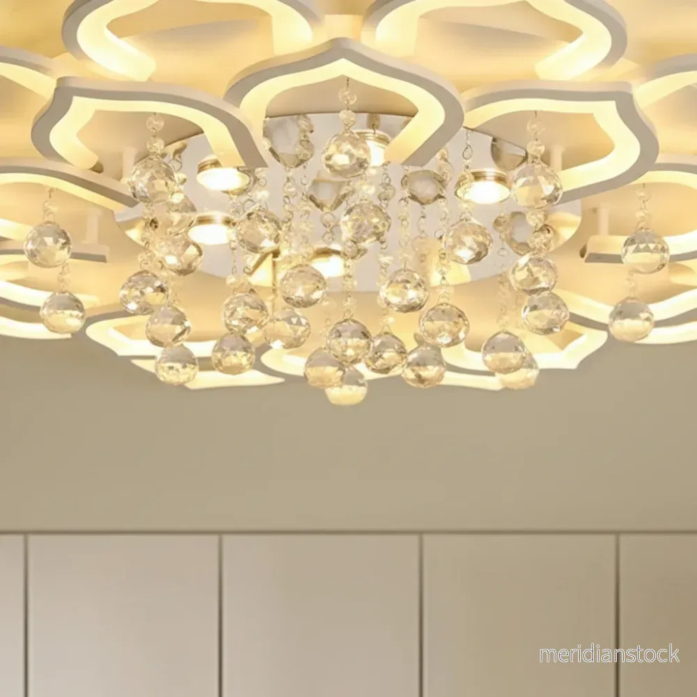 Modern lotusformad lampa - LotusGleam - Bild 3