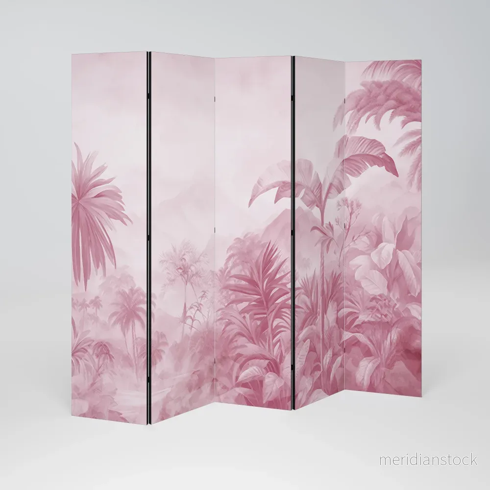 SWEET TROPICS Dekorativ rumsavdelare – 5 paneler - Bild 2