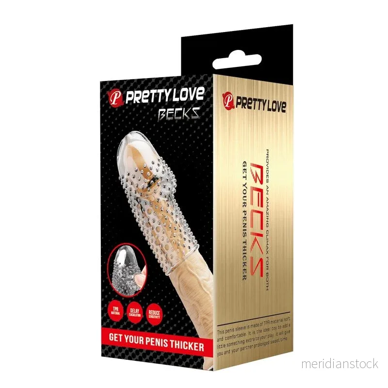 PRETTY LOVE - GEEK'S PENIS SLEEVE GET YOUR PENIS THICKER TRANSPARENT - Bild 3