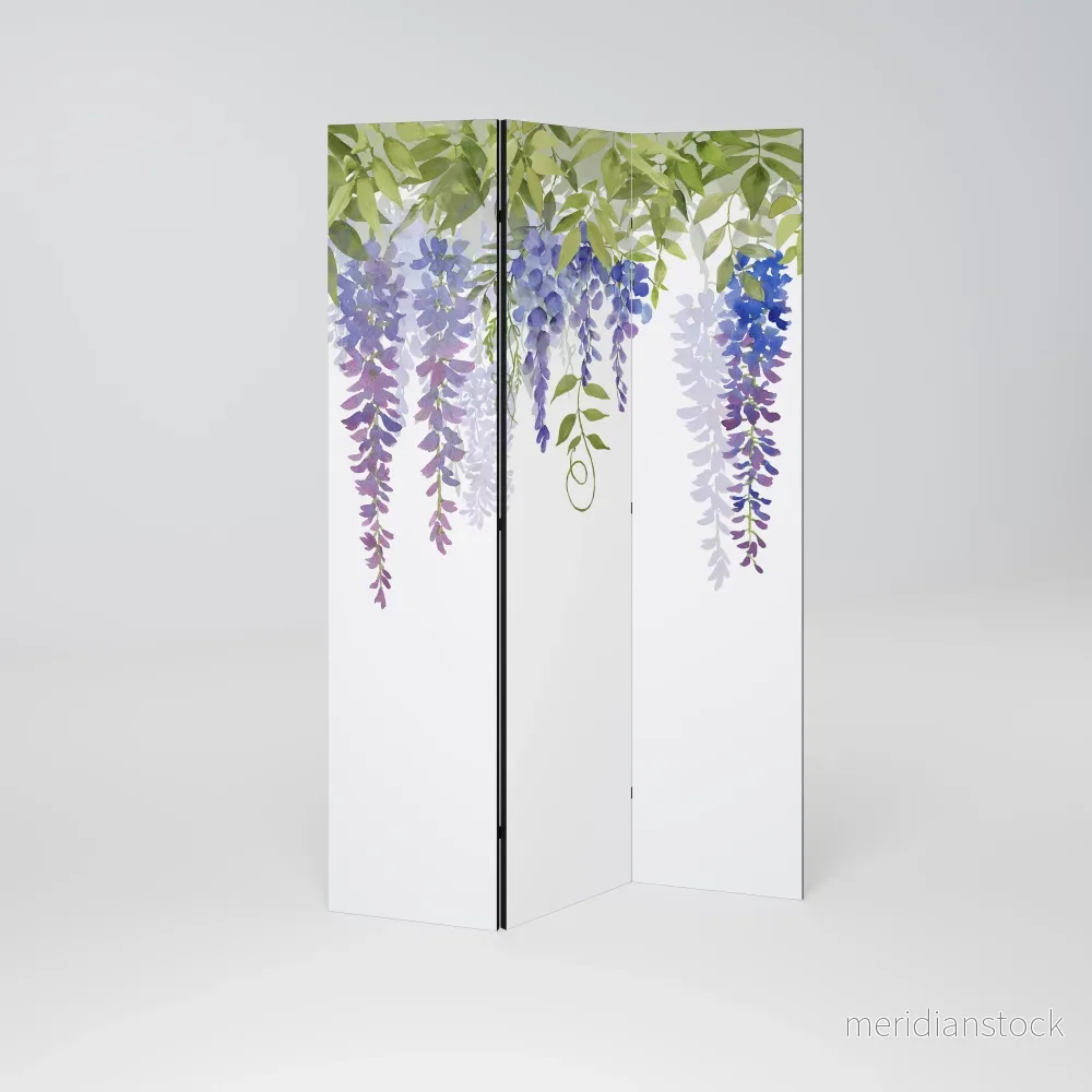 BOTANICAL BREEZE Dekorativ rumsavdelare – 3 paneler - Bild 2